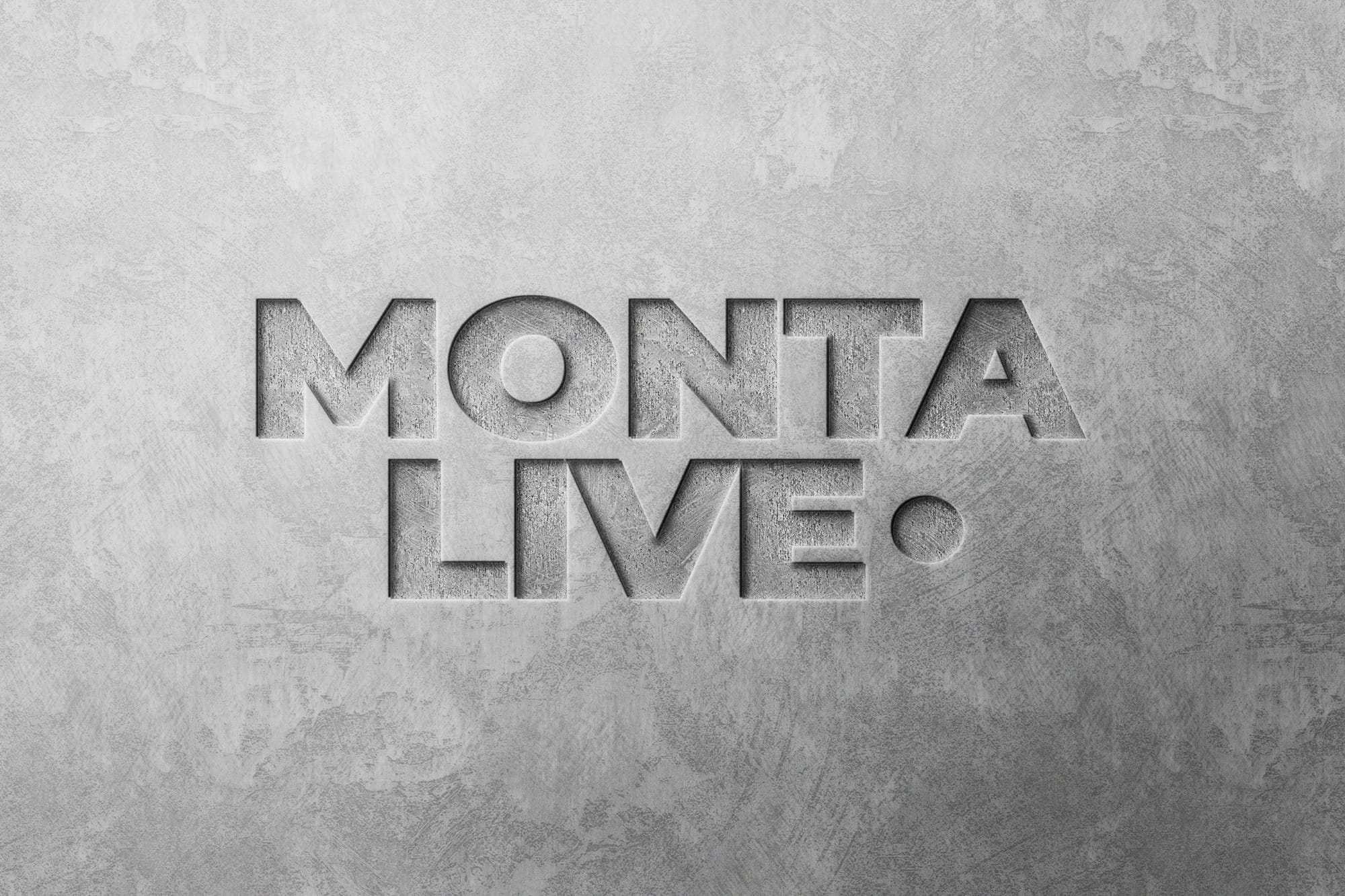 Concrete Wall Logo Mockup