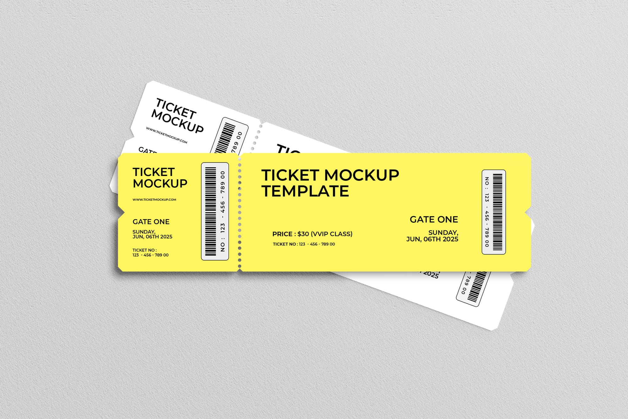 Ticket Mockup