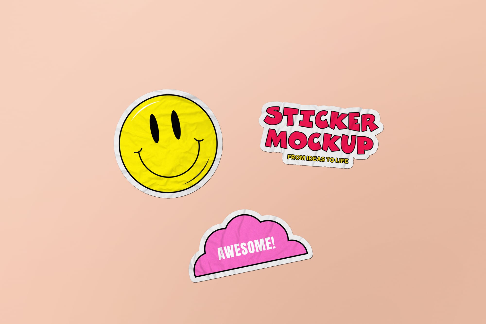 Sticker Pack Mockup