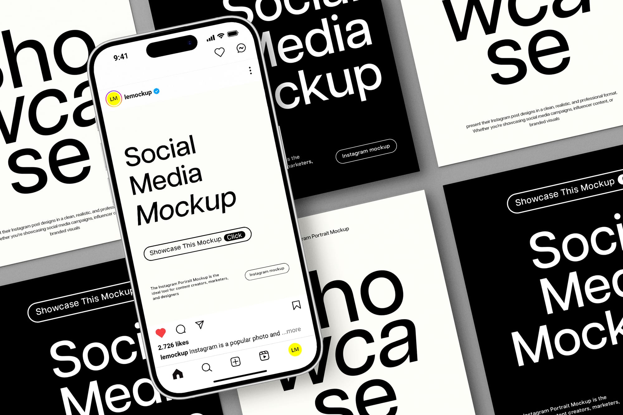 Social Media Instagram Mockup