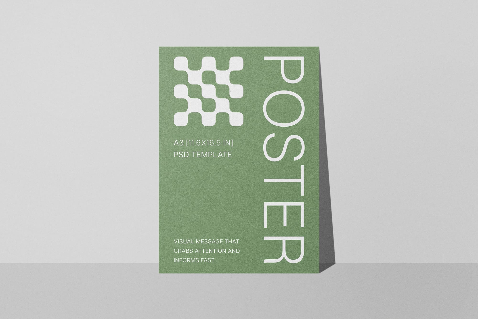 Poster Mockup On Wall Background