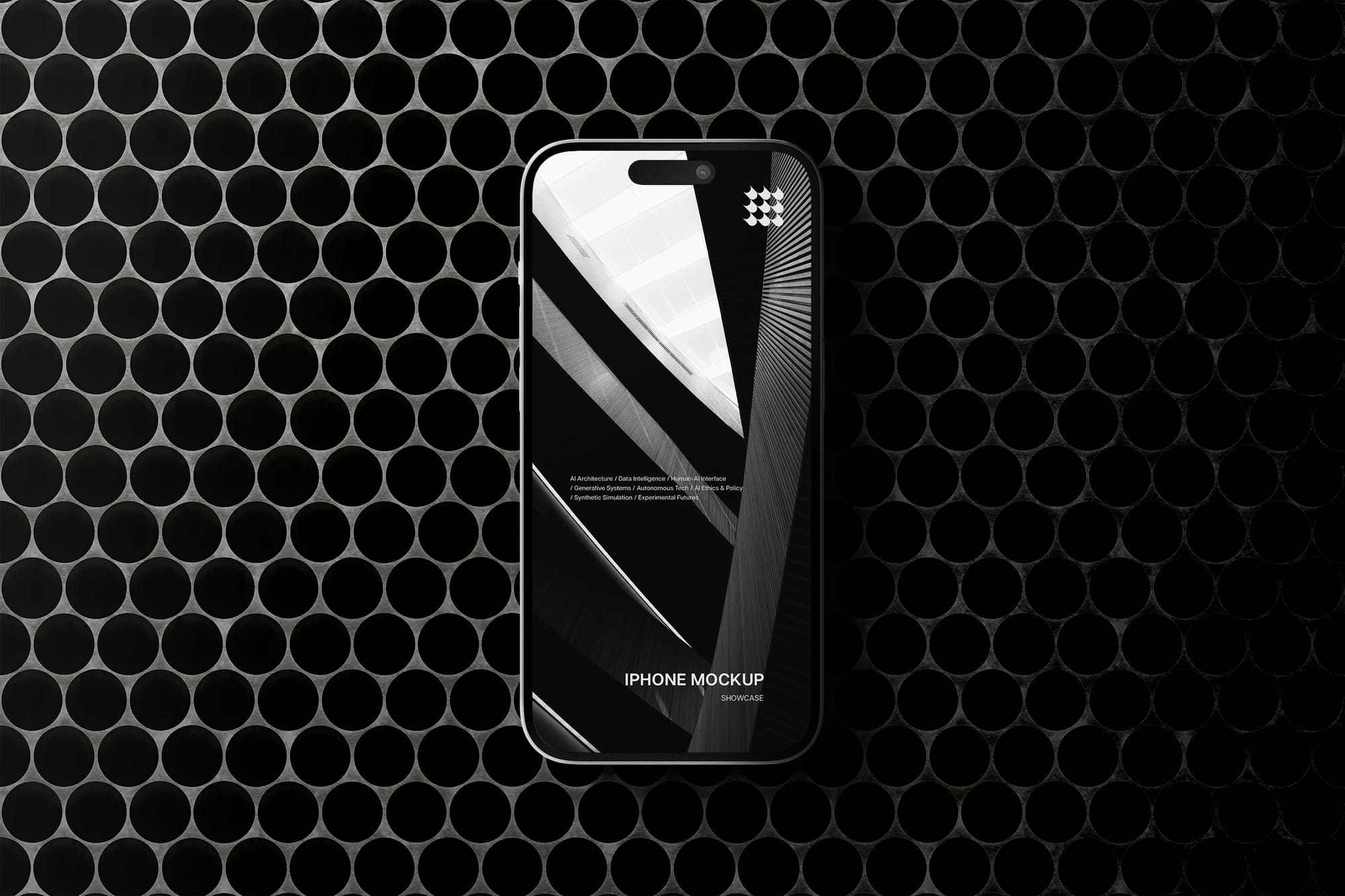 Futuristic iPhone 16 Mockup