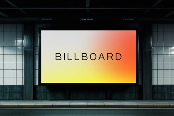 Underground Billboard Mockup