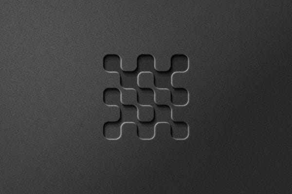 Black Deboss Logo Mockup