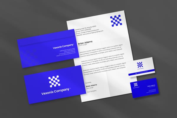 Corporate Stationery Branding Mockup