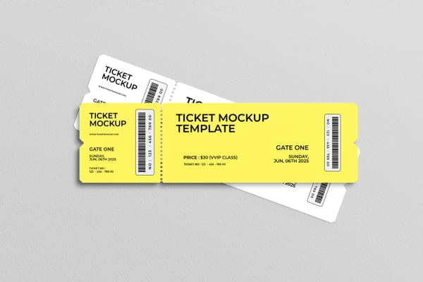Ticket Mockup