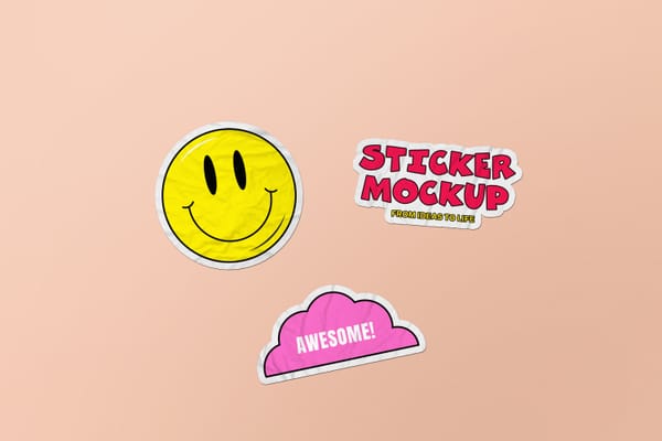 Sticker Pack Mockup