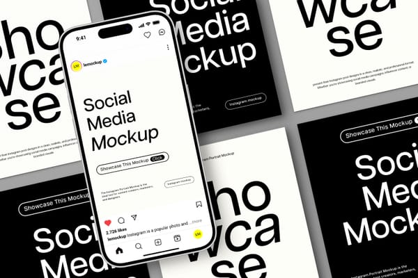 Social Media Instagram Mockup