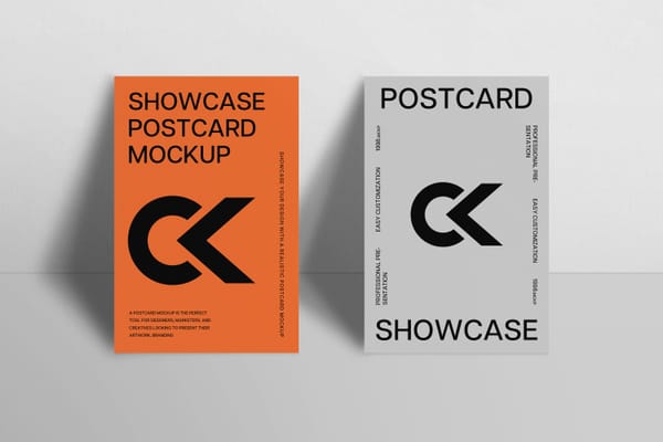 Two Postcard Mockup