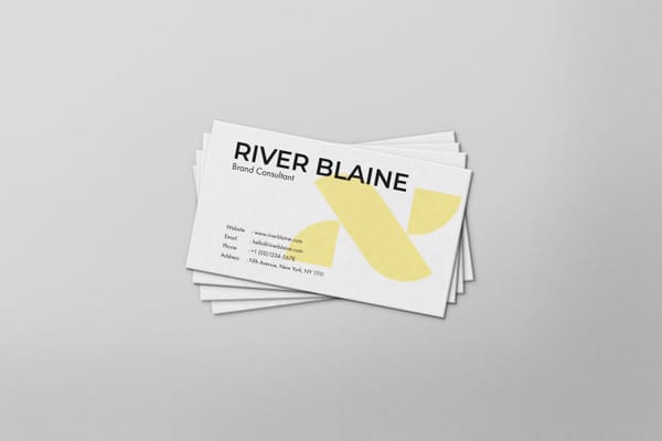 Modern Business Card Mockup