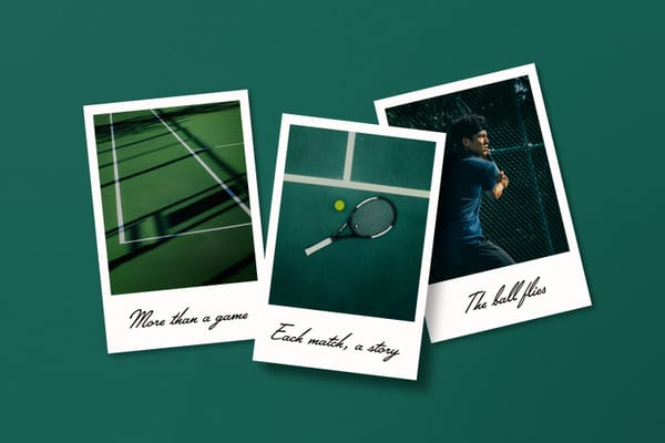 Polaroid Mockup on Green Background